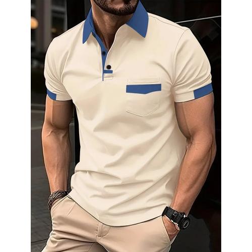 Poliestere & Cotone Poloshirt Stampato più colori per la scelta kus