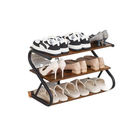 Metalen & Houten Schoenen Rack Organizer stuk