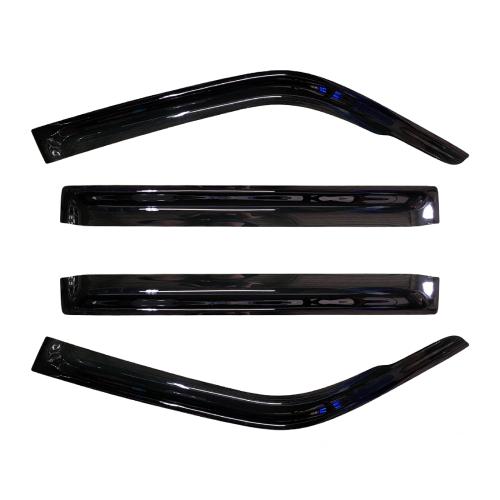 For Toyota Land Cruiser Prado J90 96-02 Side Window Visor four piece black Sold By Set