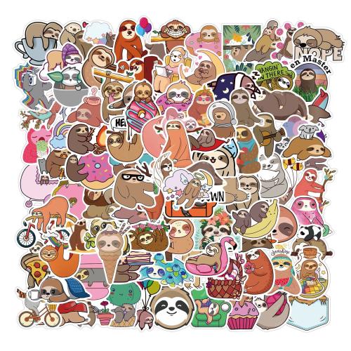 PVC Rubber DIY Decorative Sticker Cute & waterproof mixed pattern Set