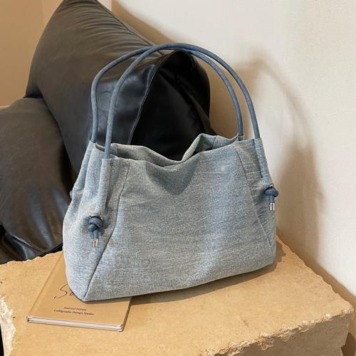 Denim Diaper Bag Shoulder Bag large capacity Solid PC