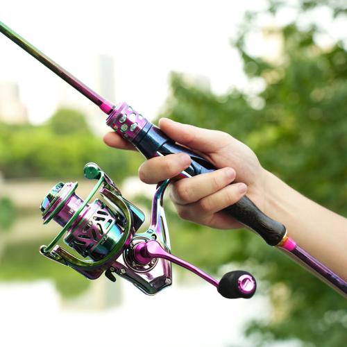 Aluminium Alloy & EVA Fishing Reels  Solid purple PC