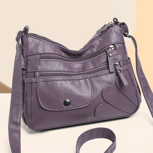 Cuero de la PU Bolso de Crossbody, Sólido, más colores para elegir,  trozo