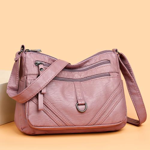 Cuero de la PU Bolso de Crossbody, Sólido, más colores para elegir,  trozo