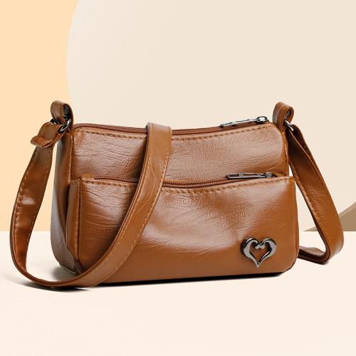 Cuero de la PU Bolso de Crossbody, Sólido, más colores para elegir,  trozo