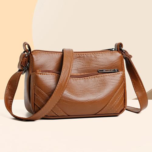 PU Cuir Crossbody Bag Solide plus de couleurs pour le choix pièce