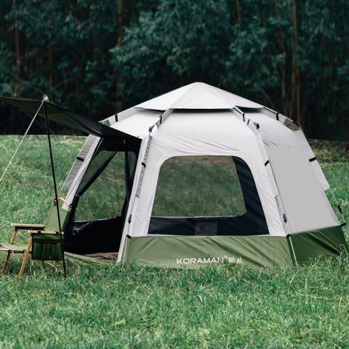 Black Polyester & Oxford automatic & Waterproof Tent portable & anti ultraviolet & breathable Fiberglass PC