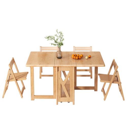 Oak Foldable Table durable & hardwearing Solid PC