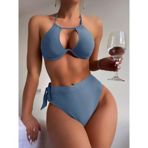 Poliamida & Spandex Bikini, Sólido, más colores para elegir,  Conjunto