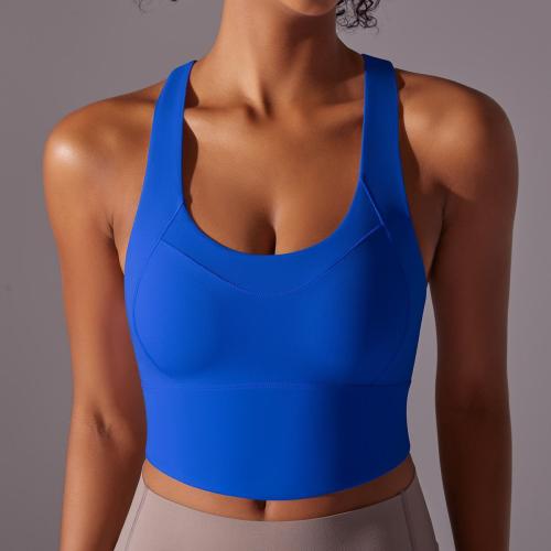 Polyamide & Spandex Sport Bra shockproof Solid PC