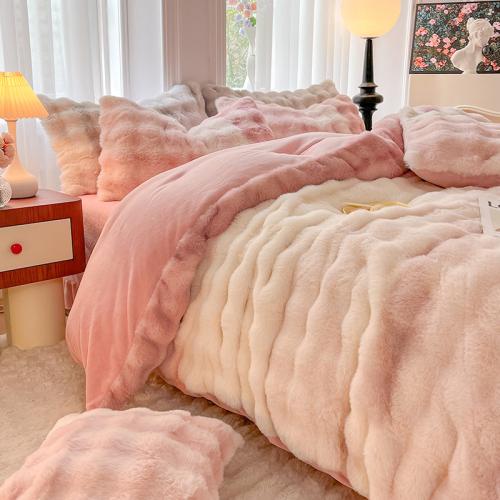 Plush Bedding Set & thermal Tie-dye Set