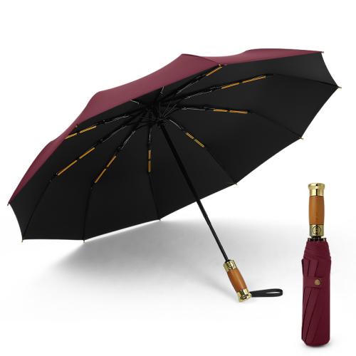 Fiber & Aluminium Alloy & Pongee automatic Foldable Umbrella PC