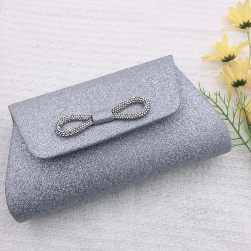 Polyester Easy Matching Clutch Bag with rhinestone bowknot pattern PC