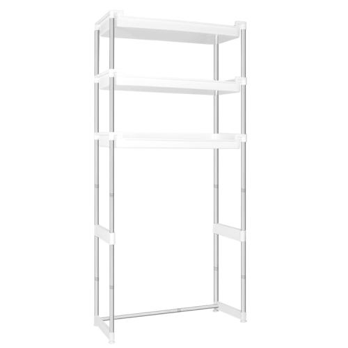 Polypropylene-PP & Stainless Steel Multilayer Shelf white PC