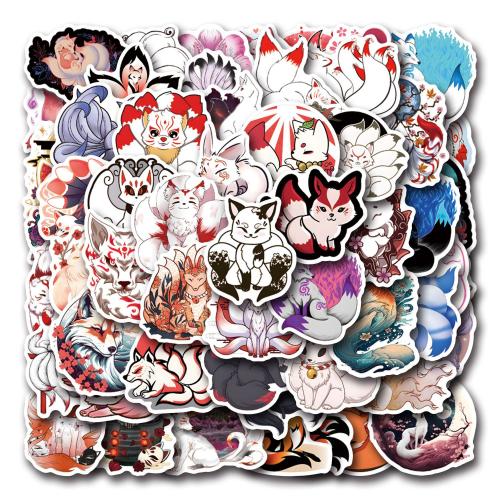 PVC Rubber DIY Decorative Sticker Cute & waterproof mixed pattern Bag