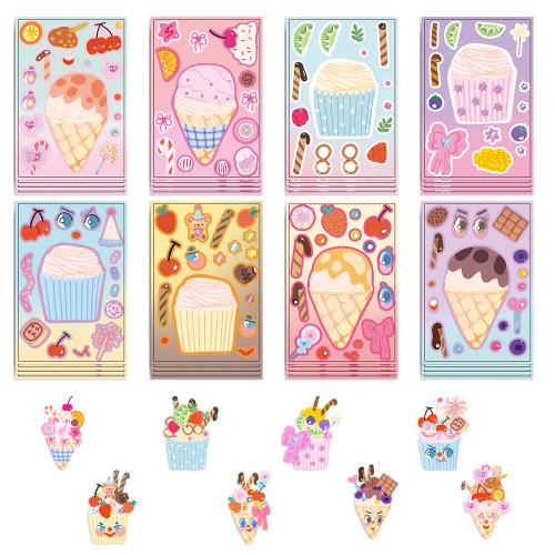 PVC Rubber DIY Decorative Sticker Cute & waterproof PVC Rubber mixed pattern Lot