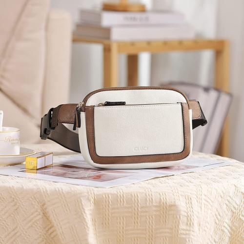 PU Leather & Polyester Waist Pack durable Solid PC