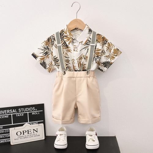 Polyester Boy Clothing Set & loose printed Set