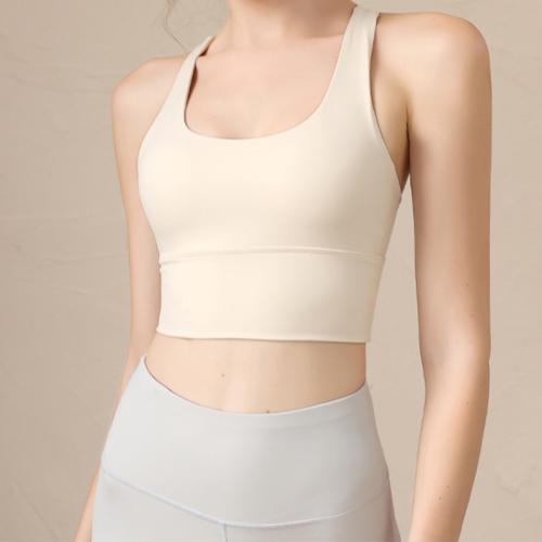 Polyamide & Spandex Sport Bra shockproof Solid PC