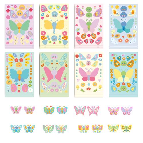 PVC Rubber & Pressure-Sensitive Adhesive Waterproof Decorative Sticker durable & Cute Bag