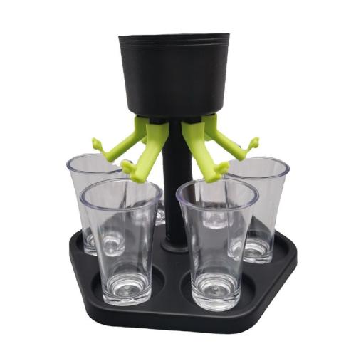 PE Plastic & Glass Glass Holder durable Set