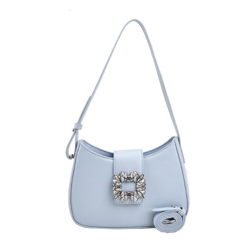 PU Leather Easy Matching Shoulder Bag with rhinestone PC