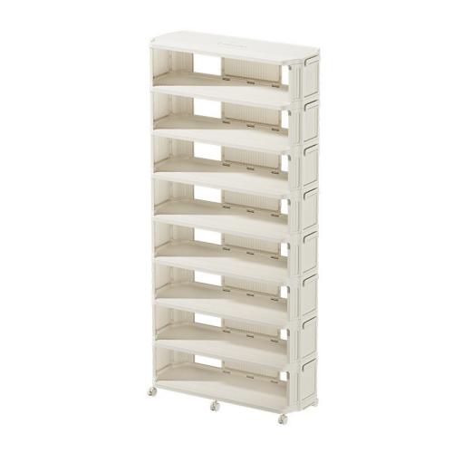 Polypropyleen-PP Schoenen Rack Organizer Witte stuk