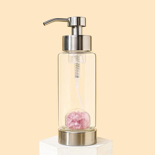 Quartz & 304 Stainless Steel & High borosilicate glass Creative Soap Bottle PC