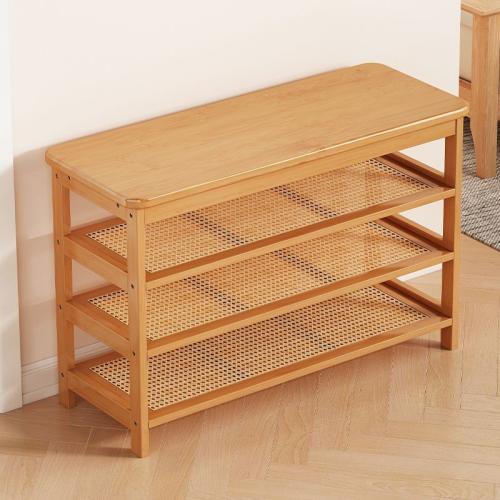 Moso Bamboe Schoenen Rack Organizer Kaki stuk