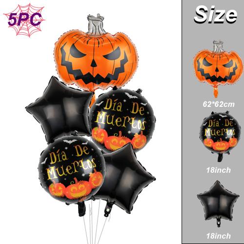 Aluminum Film Decoration Balloon Halloween Design Set