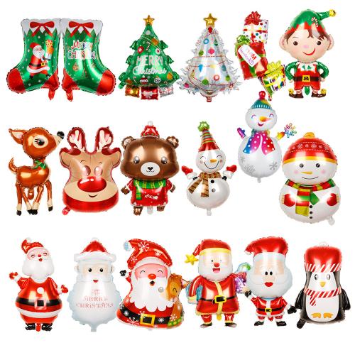 Aluminum Film Decoration Balloon christmas design Set