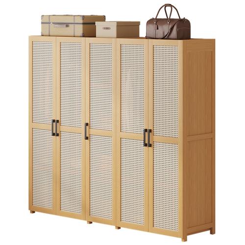 Medium Density Fiberboard & Moso Bamboo & Engineering Plastics Cloth Storge Rack for storage  PC