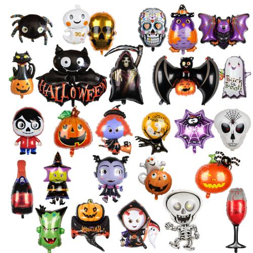 Aluminum Film Decoration Balloon Halloween Design Lot