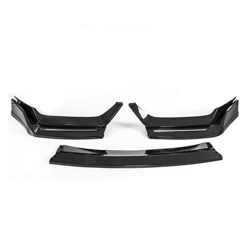 For BLT style LED Front Lip for 17-21 10th Civic Hatchback​ Jet Black Sold By Set