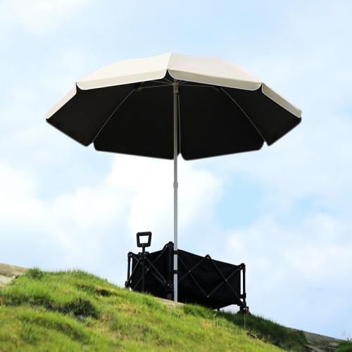 Vinyl & Oxford Sunny Umbrella 8 rid-frame Solid PC