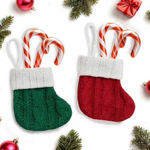 Polyester Chaussettes de décoration de Noël plus de couleurs pour le choix pièce