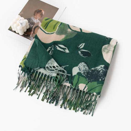 Polyester Women Scarf thermal printed PC