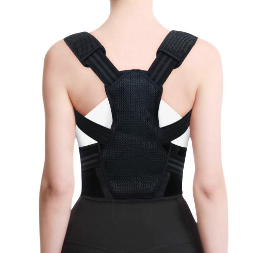 OK Cloth & Chloronorgutta Back Correction Belt & unisex & breathable black PC