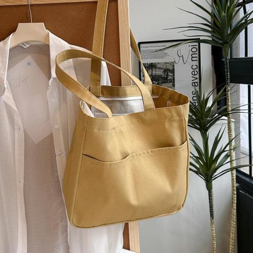 Canvas Tote Bag Shoulder Bag soft surface Solid PC