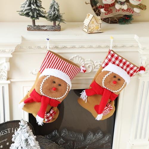 Cloth Christmas Decoration Stocking christmas design PC