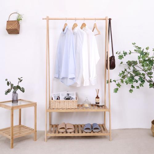 Moso Bambus Kleidung Hängen Rack, Beige,  Stück