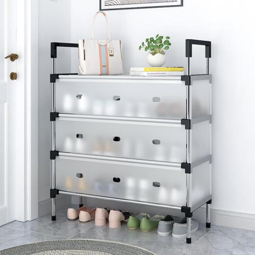 Metalen & Plastic Schoenen Rack Organizer Witte stuk