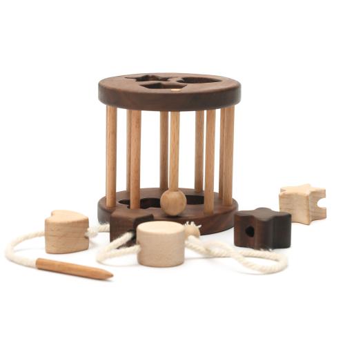 Wooden Toy Rattles Set