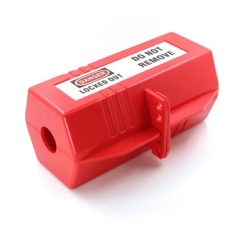 Polypropylene-PP Plug Lockout red PC