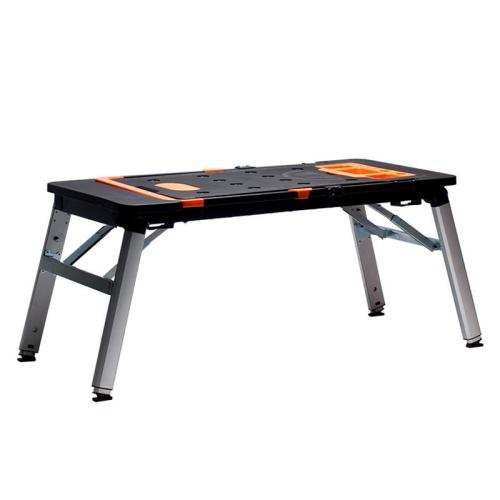 Aluminum & Iron & Plastic foldable & Multifunction Worktable black PC