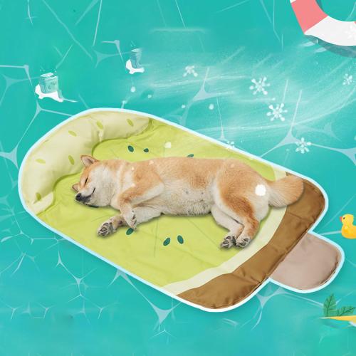 Gélatine & PP Coton & Taffetas en polyester Tapis de glace pour animaux de compagnie modèle différent pour le choix plus de couleurs pour le choix pièce