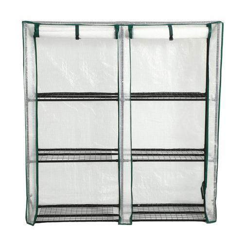 Iron & Plastic Waterproof Greenhouse thermal white PC