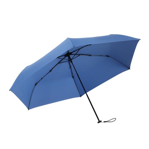 Carbon Fibre & Polyester Foldable Umbrella Manual & 6 rid-frame & sun protection PC