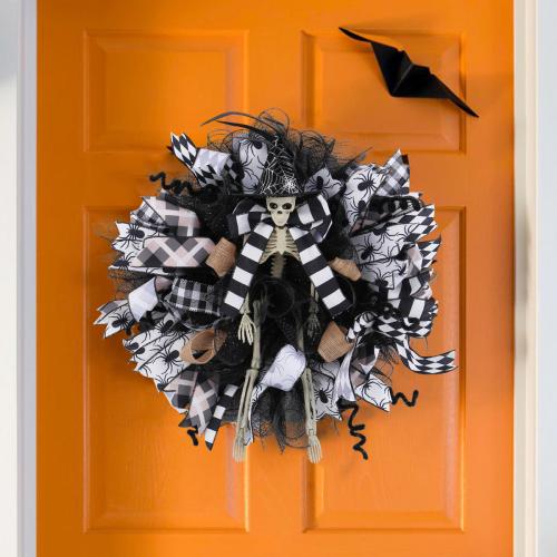 Felt & Plastic & Polyester Garland Ornaments Halloween Design & for home decoration PC