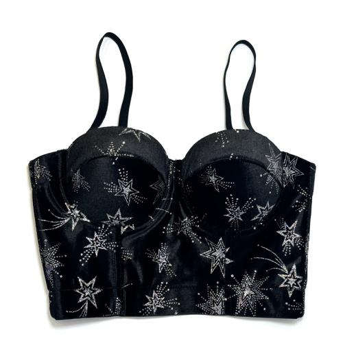 Polyester Camisole & skinny style black PC